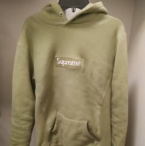 Supreme hoodie "sage" medium
